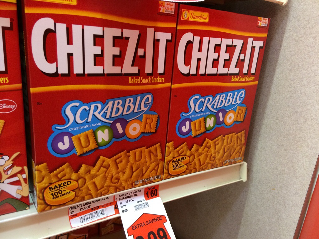 Cheez-Its Scrabble Junior